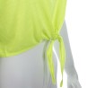 T-Shirt Femme Personnalisable Confortable Slem Matières : polyester Taille textile : M Couleurs : orange fluo impression logo ha