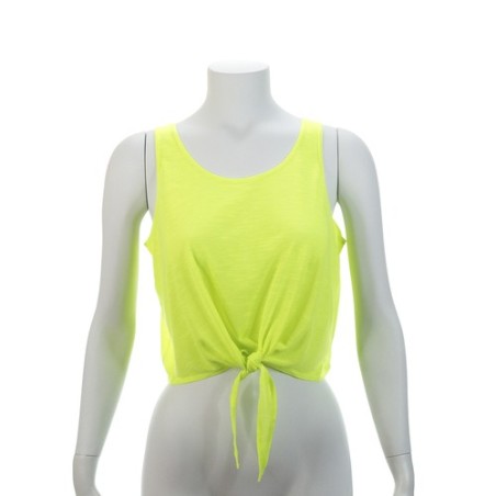 T-Shirt Femme Personnalisable Confortable Slem Matières : polyester Taille textile : L Couleurs : fuchsia fluo livraison express