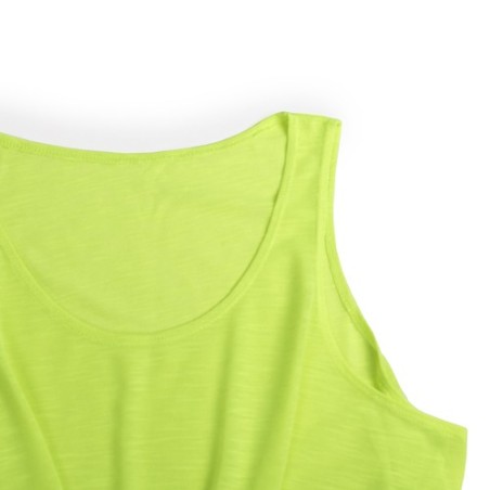 T-Shirt Femme Personnalisable Confortable Slem Matières : polyester Taille textile : L Couleurs : fuchsia fluo personnalisation 