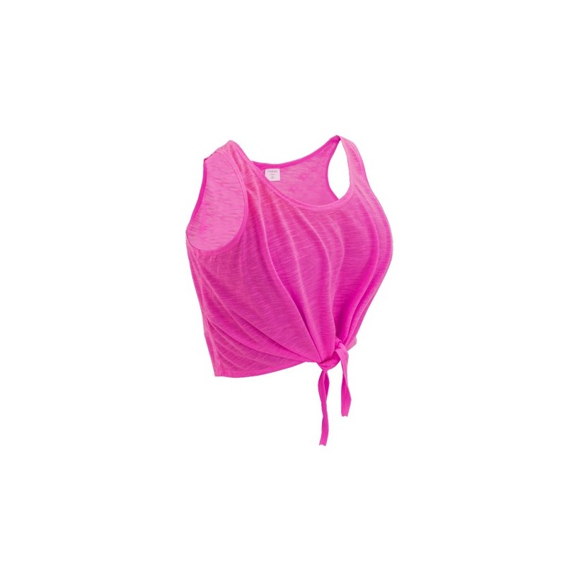T-Shirt Femme Personnalisable Confortable Slem Matières : polyester Taille textile : L Couleurs : fuchsia fluo goodies entrepris