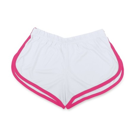 Short Sport Personnalisé Textile Bizax Matières : polyester Taille textile : S Couleurs : blanc