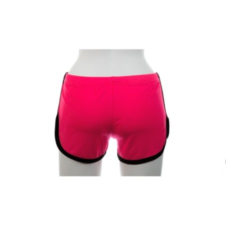 Short Sport Personnalisé Textile Bizax Matières : polyester Taille textile : M Couleurs : fuchsia fluo objet promotionnel éco-re