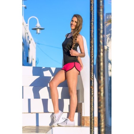 Short Sport Personnalisé Textile Bizax Matières : polyester Taille textile : M Couleurs : blanc livraison express 24h 48h