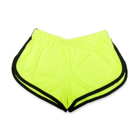Short Sport Personnalisé Textile Bizax Matières : polyester Taille textile : M Couleurs : blanc marquage couleur éclatante