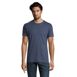 T-Shirt Homme 190g Publicitaire IMPERIAL Matières : coton Taille textile : L Couleurs : bleu denim objet promotionnel éco-respon