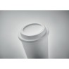 Gobelet double paroi personnalisable de 300 ml - SORA Matières : polypropylène (PP) Couleurs : blanc goodies personnalisé en sto