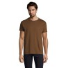 T-Shirt Homme 190g Publicitaire IMPERIAL Matières : coton Taille textile : L Couleurs : terre impression logo haute qualité