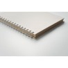 Carnet à spirales A5  personnalisé pas cher GRASS BOOK Couleurs : beige Matières : papier à base d'herbe objet promotionnel éco-