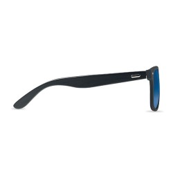 Lunettes de soleil en bambou personnalisées RHODOS Matières : bambou Couleurs : bleu objet promotionnel éco-responsable
