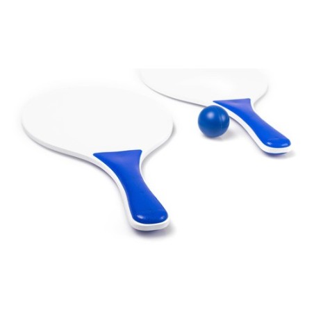 Raquette de Plage Publicitaire Originale Cupsol Matières : bois Couleurs : rouge objet promotionnel éco-responsable