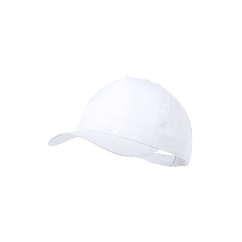 Casquette publicitaire et personnalisée Sodel Matières : polyester Couleurs : blanc cadeau entreprise pas cher