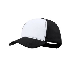 Casquette publicitaire et personnalisée Sodel Matières : polyester Couleurs : noir livraison express 24h 48h