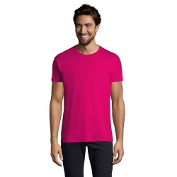 T-Shirt Homme 190g Publicitaire IMPERIAL Matières : coton Taille textile : M Couleurs : fuchsia impression logo haute qualité