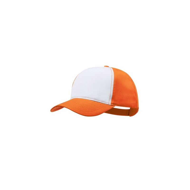 Casquette publicitaire et personnalisée Sodel Matières : polyester Couleurs : rouge marquage couleur éclatante