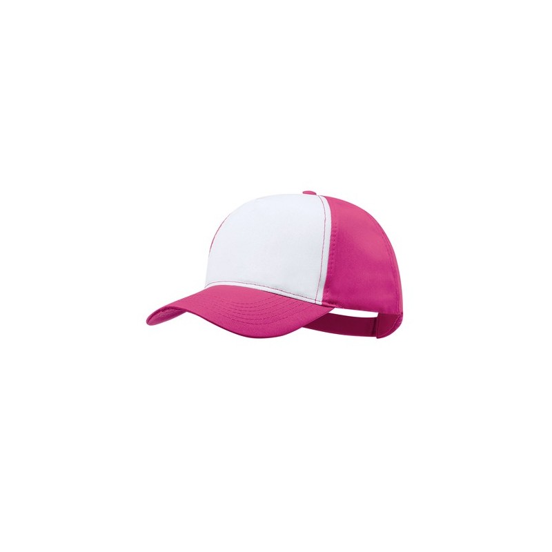 Casquette publicitaire et personnalisée Sodel Matières : polyester Couleurs : rouge personnalisable avec votre logo