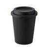 Gobelet double paroi personnalisable de 300 ml - SORA Matières : polypropylène (PP) Couleurs : noir personnalisable avec votre l