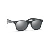 Lunettes de soleil en bambou personnalisées RHODOS Matières : bambou Couleurs : argenté brillant personnalisable avec votre logo
