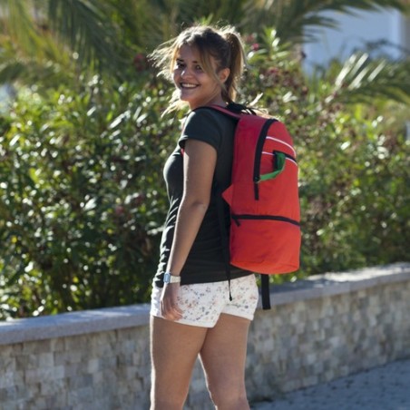 Sac à Dos Personnalisable Éco-responsable Dorian - Idéal pour Loisirs Publicitaires Pas Cher Matières : polyester Couleurs : rou