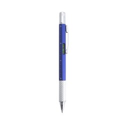 Stylo multifonction personnalisable, pratique - Sauris Couleurs : argenté 2