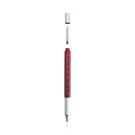 Stylo multifonction personnalisable, pratique - Sauris Couleurs : blanc personnalisation sur mesure