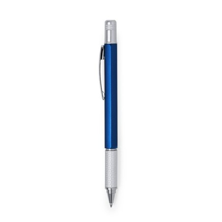 Stylo multifonction personnalisable, pratique - Sauris Couleurs : blanc impression haute définition