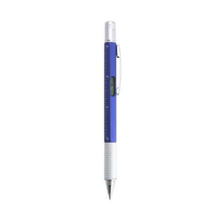 Stylo multifonction personnalisable, pratique - Sauris Couleurs : rouge marquage laser ultra précis
