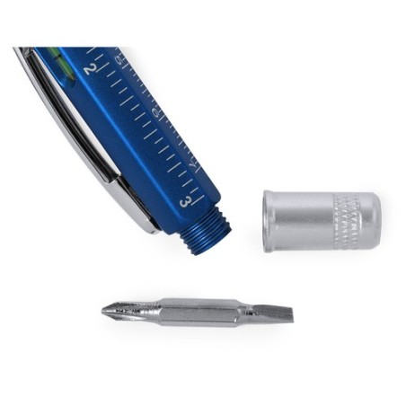 Stylo multifonction personnalisable, pratique - Sauris Couleurs : rouge goodies personnalisé en stock