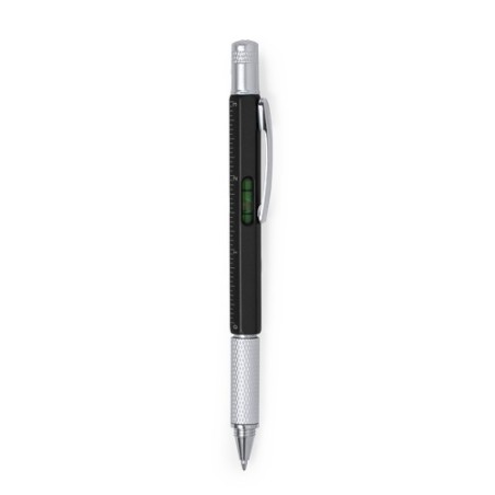 Stylo multifonction personnalisable, pratique - Sauris Couleurs : rouge cadeau affaires élégant