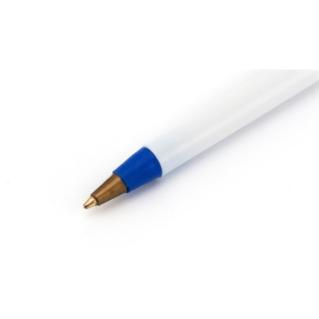 Stylo Bille Personnalisable Éco-responsable Elky Couleurs : blanc objet publicitaire robuste