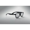 Lunettes de soleil en bambou personnalisées RHODOS Matières : bambou Couleurs : argenté brillant accessoire événementiel unique