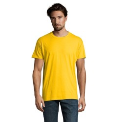 T-Shirt Homme 190g Publicitaire IMPERIAL Matières : coton Taille textile : XS Couleurs : jaune impression logo haute qualité