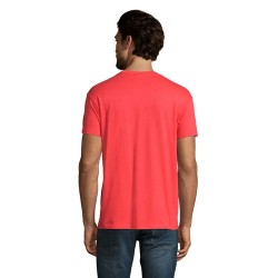 T-Shirt Homme 190g Publicitaire IMPERIAL Matières : coton Taille textile : XL Couleurs : rouge hibiscus marquage couleur éclatan