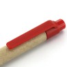 Stylo Écoresponsable Personnalisé et Stylé Tori Matières : carton recyclé Couleurs : rouge goodies entreprise design