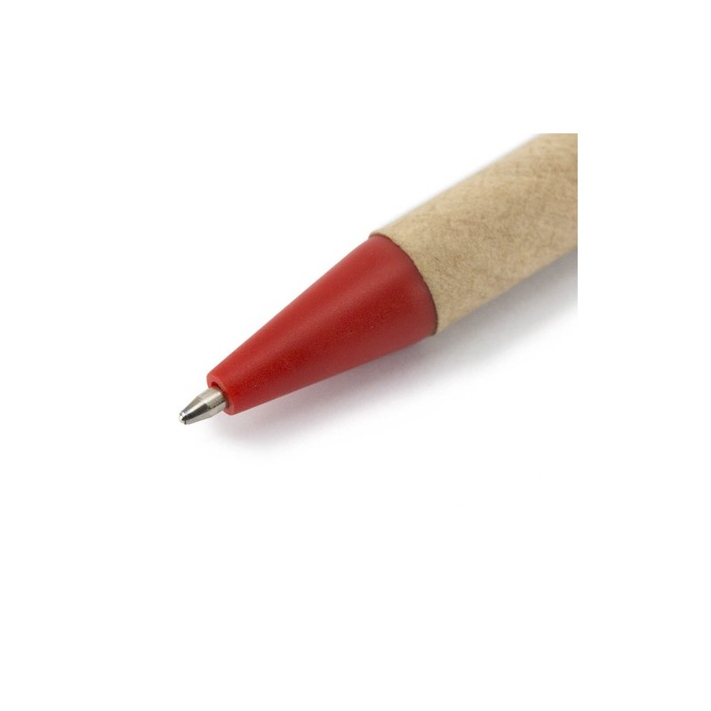 Stylo Écoresponsable Personnalisé et Stylé Tori Matières : carton recyclé Couleurs : vert objet promo petit budget