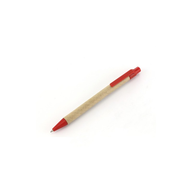Stylo Écoresponsable Personnalisé et Stylé Tori Matières : carton recyclé Couleurs : vert accessoire événementiel unique