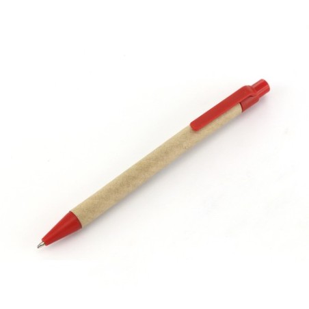Stylo Écoresponsable Personnalisé et Stylé Tori Matières : carton recyclé Couleurs : vert accessoire événementiel unique