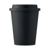Gobelet double paroi personnalisable de 300 ml - SORA Matières : polypropylène (PP) Couleurs : noir impression haute définition