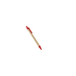 Stylo Écoresponsable Personnalisé et Stylé Tori Matières : carton recyclé Couleurs : fuchsia marquage couleur éclatante
