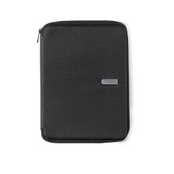 Porte-Documents Personnalisé Éco-responsable pour Entreprises - Index Matières : microfibre Couleurs : noir