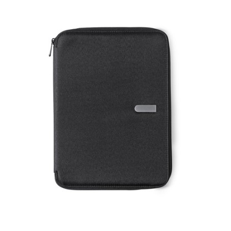 Porte-Documents Personnalisé Éco-responsable pour Entreprises - Index Matières : microfibre Couleurs : noir
