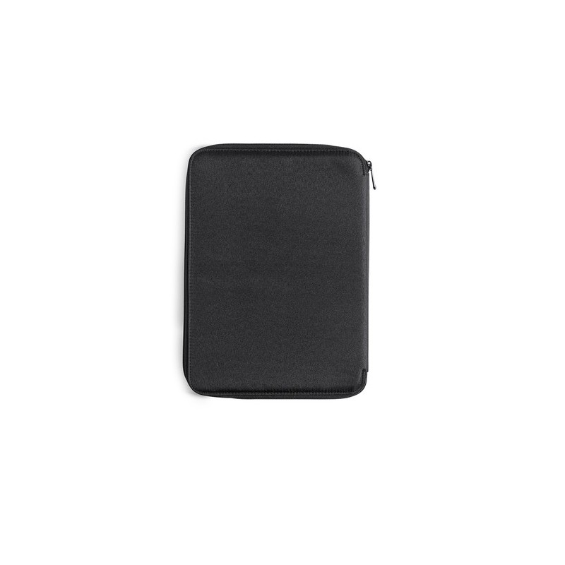 Porte-Documents Personnalisé Éco-responsable pour Entreprises - Index Matières : microfibre Couleurs : noir personnalisable avec