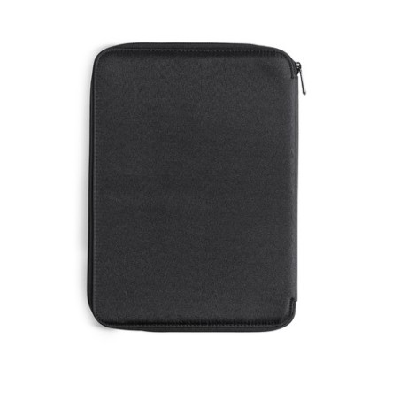 Porte-Documents Personnalisé Éco-responsable pour Entreprises - Index Matières : microfibre Couleurs : noir personnalisable avec