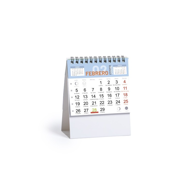 Calendrier Bureau Personnalisé Éco-responsable - Feber Matières : carton cadeau entreprise pas cher