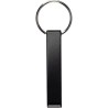 Porte-clés décapsuleur  en aluminium recyclé personnalisé - Anneliese Matières : métal Couleurs : noir
