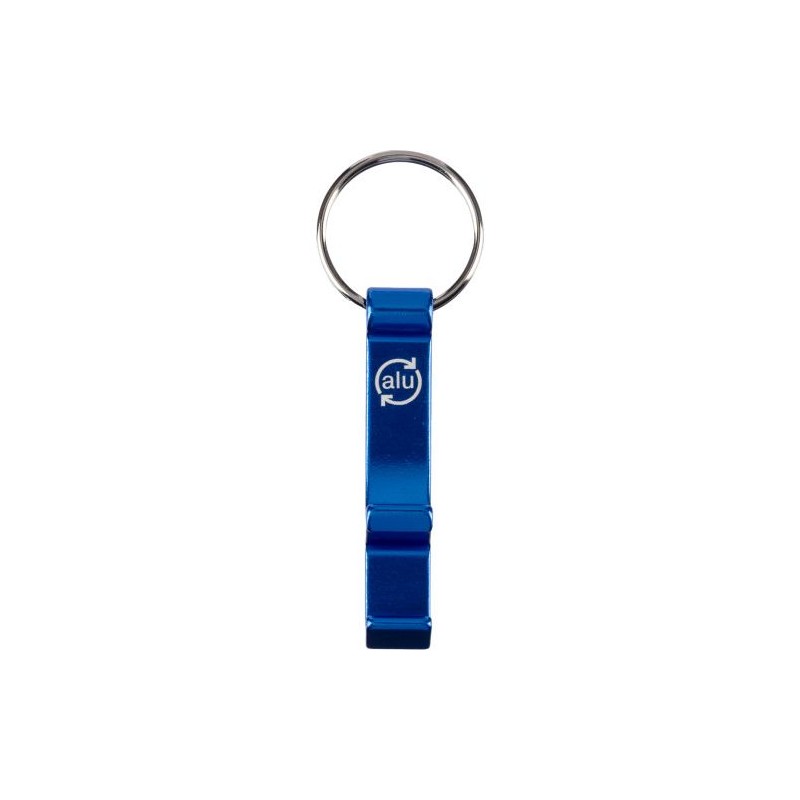 Porte-clés décapsuleur  en aluminium recyclé personnalisé - Anneliese Matières : métal Couleurs : noir accessoire événementiel u