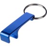 Porte-clés décapsuleur  en aluminium recyclé personnalisé - Anneliese Matières : métal Couleurs : bleu cobalt cadeau entreprise 