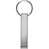 Porte-clés décapsuleur  en aluminium recyclé personnalisé - Anneliese Matières : métal Couleurs : argenté cadeau entreprise pas 