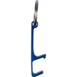 Porte-clés décapsuleur  en aluminium recyclé personnalisé - Anneliese Matières : métal Couleurs : argenté goodies personnalisé e