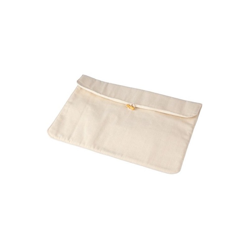 Pochette en coton  220 gr/m² pour ordinateur portable 15'' - Dirk Matières : coton Couleurs : noir impression haute définition