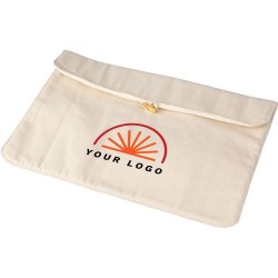 Pochette en coton  220 gr/m² pour ordinateur portable 15'' - Dirk Matières : coton Couleurs : noir livraison express 24h 48h